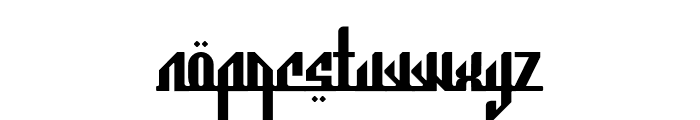 Al Hanin Font LOWERCASE