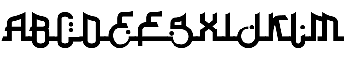 Al MUHARRAM Font UPPERCASE