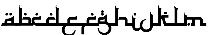 Al MUHARRAM Font LOWERCASE