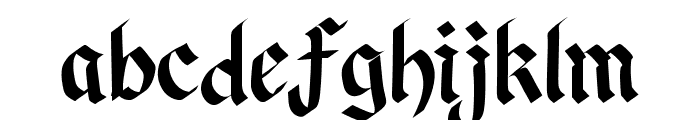 Al Rich Font LOWERCASE