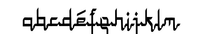 Al-izzah Font LOWERCASE