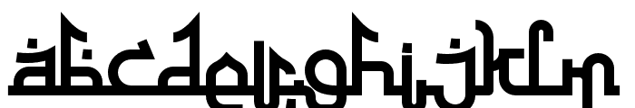AlAtharaSabilReguler Font LOWERCASE