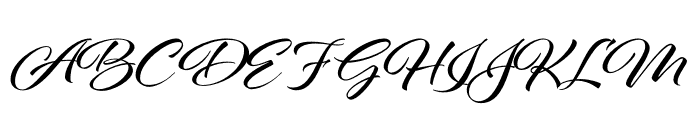 AlFresco-Bold Font UPPERCASE