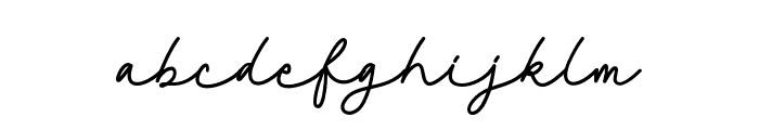 Al_Quickly_Signature Font LOWERCASE