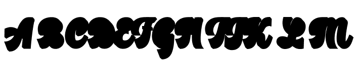 Alabasta Vintage Extrude Font UPPERCASE