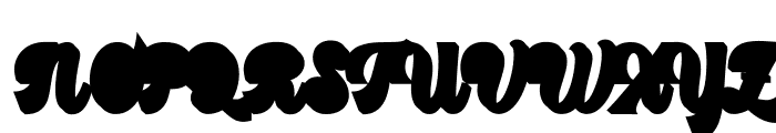 Alabasta Vintage Extrude Font UPPERCASE