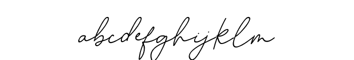 Alacarte Signature Font LOWERCASE