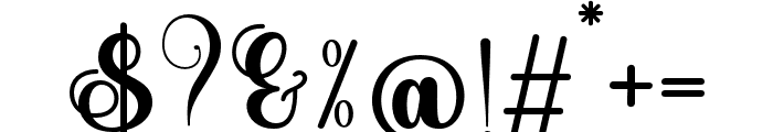 Aladya-Regular Font OTHER CHARS