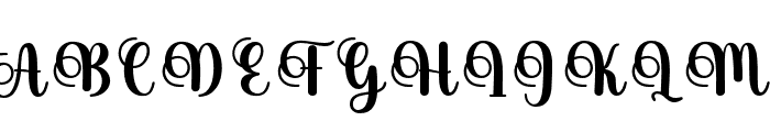 Aladya-Regular Font UPPERCASE