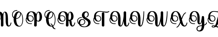 Aladya-Regular Font UPPERCASE