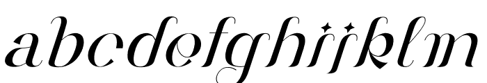 Alala Italic Font LOWERCASE