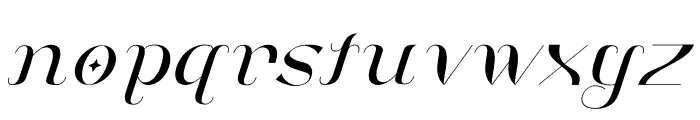 Alala Italic Font LOWERCASE