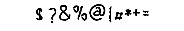 Alana-Regular Font OTHER CHARS