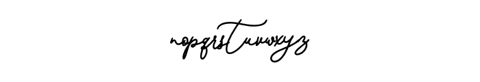 Alangia Regular Font LOWERCASE