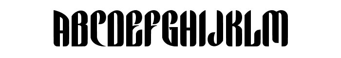 AlapaceRegular Font UPPERCASE