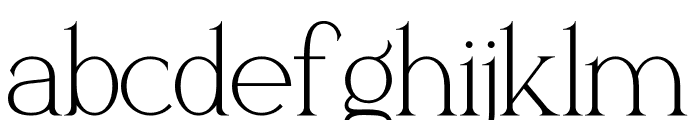 Alasika Font LOWERCASE