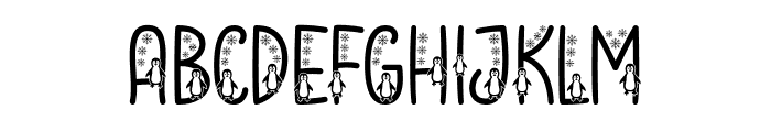 Alaska Penguin Font UPPERCASE