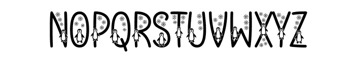 Alaska Penguin Font UPPERCASE