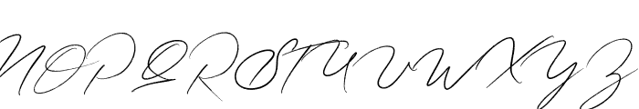 Alathena Signature Font UPPERCASE