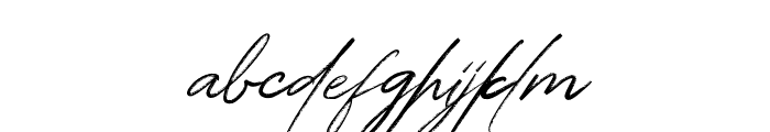 Alathena Signature Font LOWERCASE