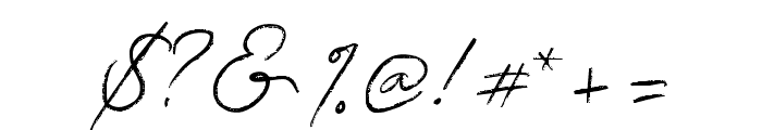 AlathenaSignature Font OTHER CHARS