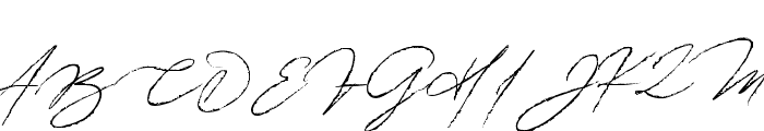 AlathenaSignature Font UPPERCASE