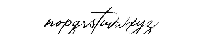 AlathenaSignature Font LOWERCASE