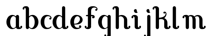 Alba Regular Font LOWERCASE