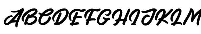 Albagir Italic Regular Font UPPERCASE