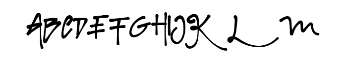 Albanian-Regular Font UPPERCASE