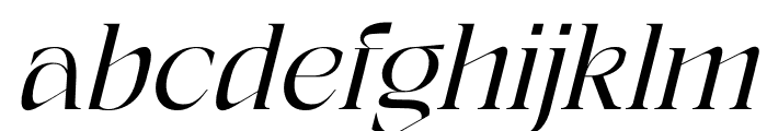 Albegos Italic Font LOWERCASE