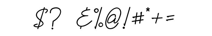 Albelia-Script Font OTHER CHARS