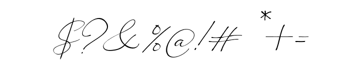Alberto Signature Font OTHER CHARS