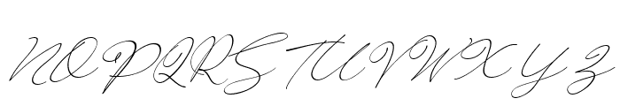 Alberto Signature Font UPPERCASE