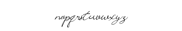 Alberto Signature Font LOWERCASE