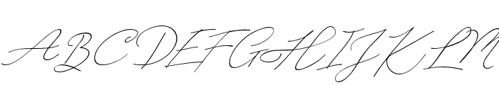 AlbertoSignature Font UPPERCASE