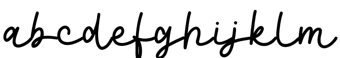 AlbertosRegular Font LOWERCASE