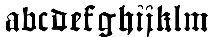AlbrechtPfister Font LOWERCASE