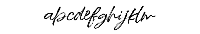 AlcatrazScriptoblique-Regular Font LOWERCASE