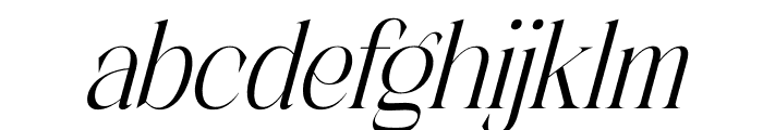 Alchadera Italic Font LOWERCASE