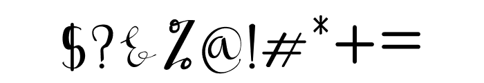 Alchemilla Script Font OTHER CHARS