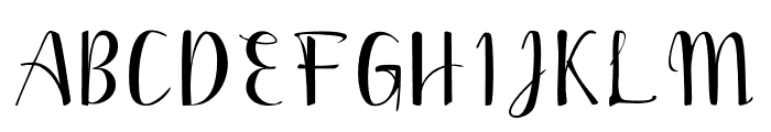 Alchemilla Script Font UPPERCASE