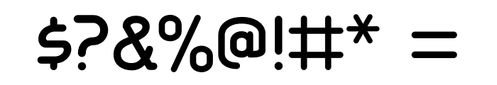 Aldin DemiBold Font OTHER CHARS