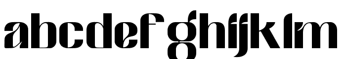 Aldridge-Regular Font LOWERCASE