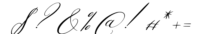 Aldyn Heart Italic Font OTHER CHARS