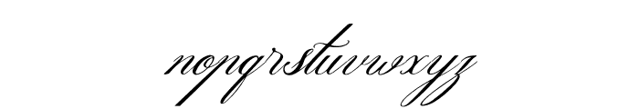 Aldyn Heart Italic Font LOWERCASE