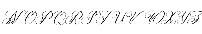 Aldyn Heart Font UPPERCASE