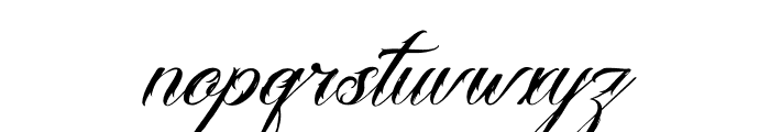 Aledysam Syeltania Italic Font LOWERCASE