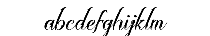 Aledysam Syeltania Font LOWERCASE