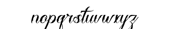 Aledysam Syeltania Font LOWERCASE